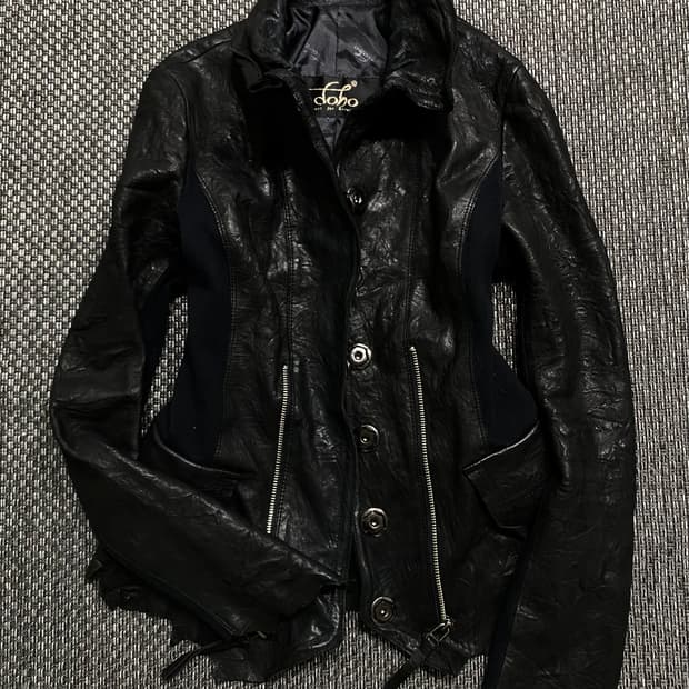 [doho]Rare Design Vkei Mood Leather Jack