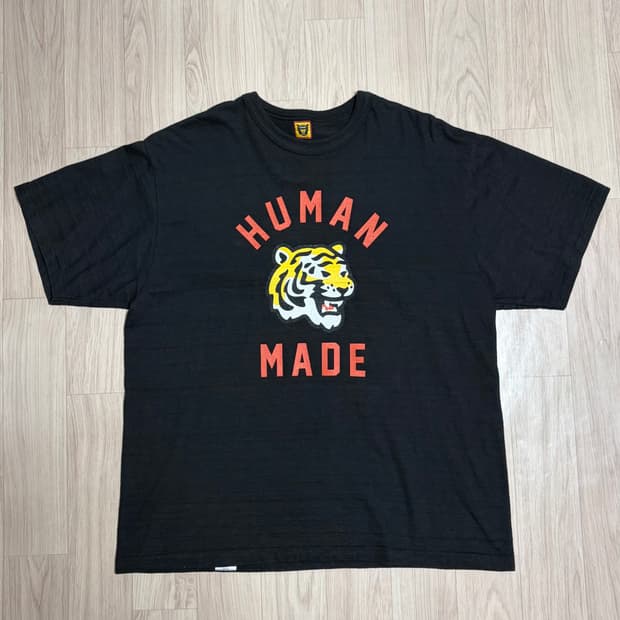 [3XL] 휴먼메이드 호랑이 반팔 티셔츠 블랙 휴메 타이거