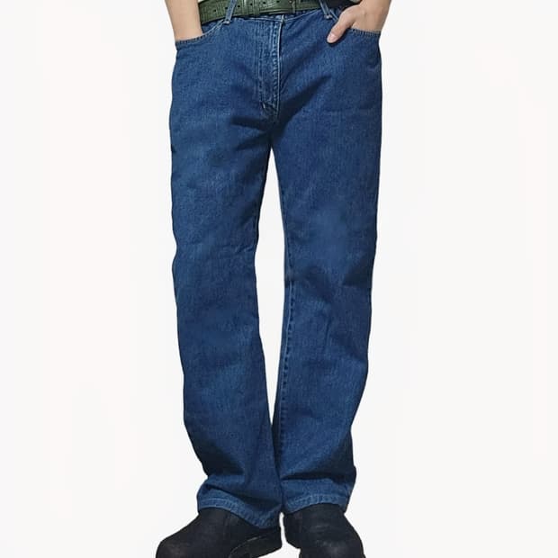 에드윈 1993 레귤러/루즈 스트레이트 데님팬츠 일본 청바지 중청 진청