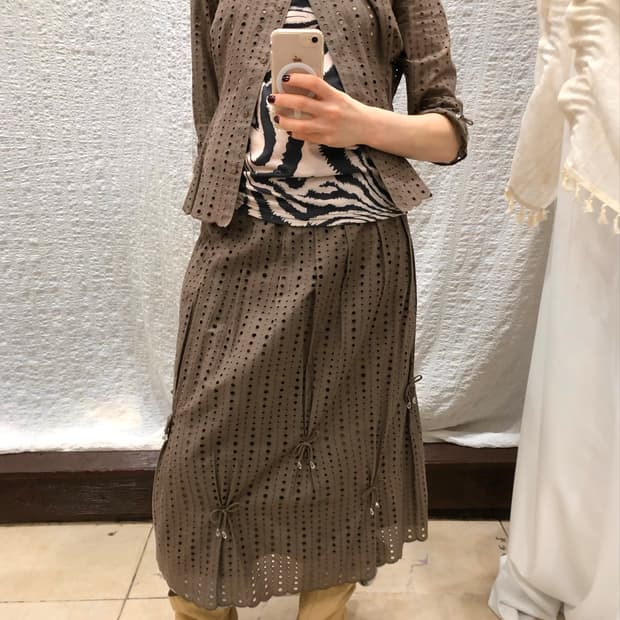 Mocha Lacework Set