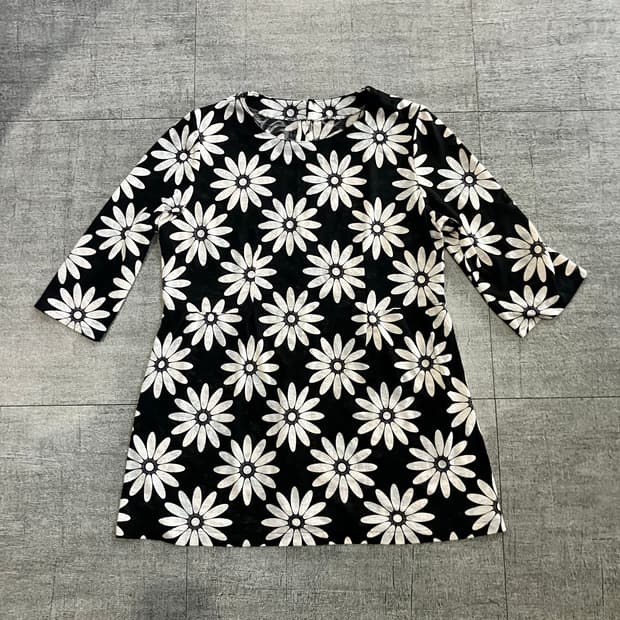 일본빈티지 하구미모리걸 달천깔페어리 할메카지 플라워티셔츠