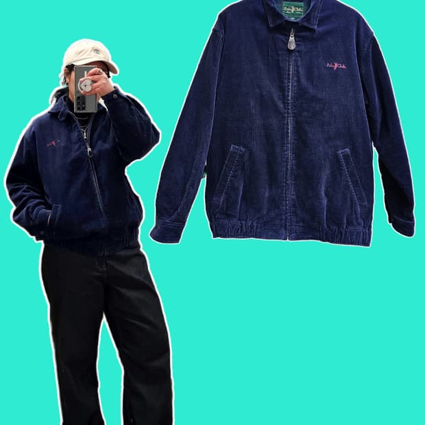 Polo club 네이비 코듀로이 블루종