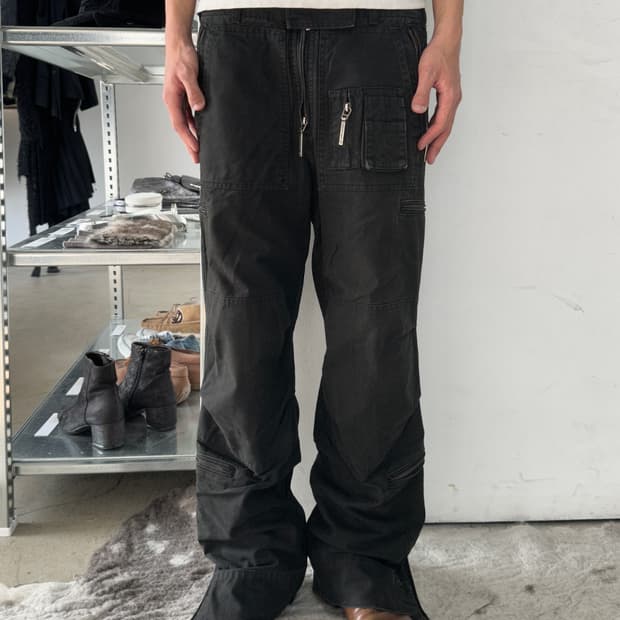 2000‘s 립반윙클 멀티 지퍼 플라이트 카고 팬츠