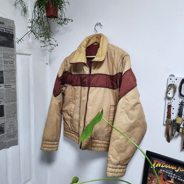 80s 시어즈 3 way 리버서블 패딩 자켓