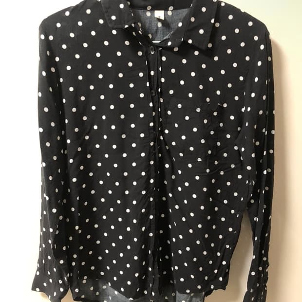 vintage dot shirt