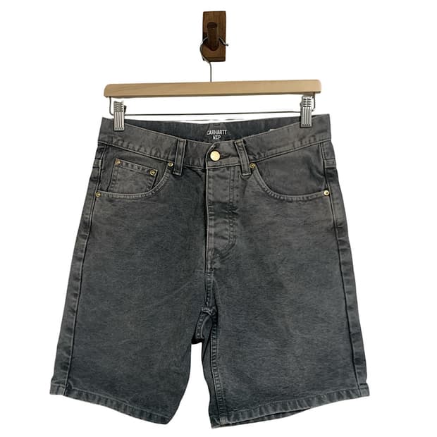 칼하트 WIP 빈티지 데님 쇼츠 28