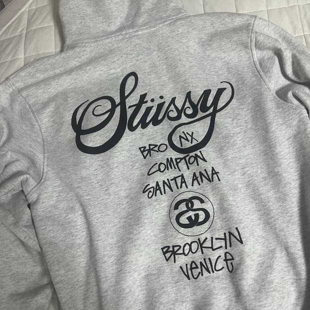 스투시 월드투어 후드티 