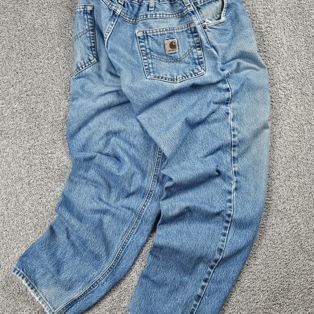 칼하트 밴딩 커스텀 데님 워크 팬츠 ( 40X30 ) / 10558