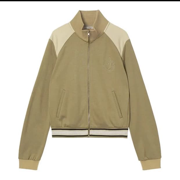 오픈와이와이 TAPED JERSEY TRACK JACKET, BEIGE