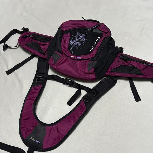 OS 살로몬 레보벨트 퍼플 백팩