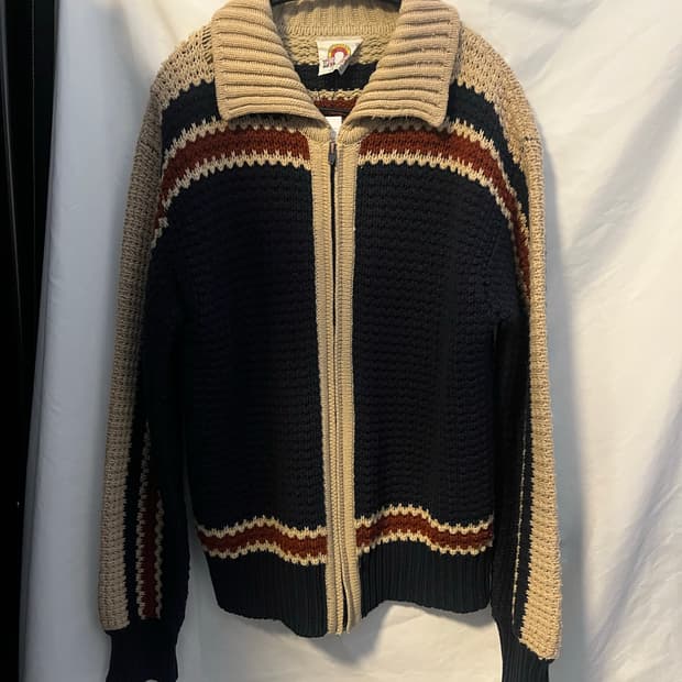 빈티지 니트집업