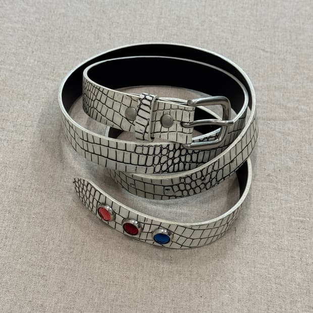 꼼데가르송 옴므 플러스 파이썬 잼스톤 벨트