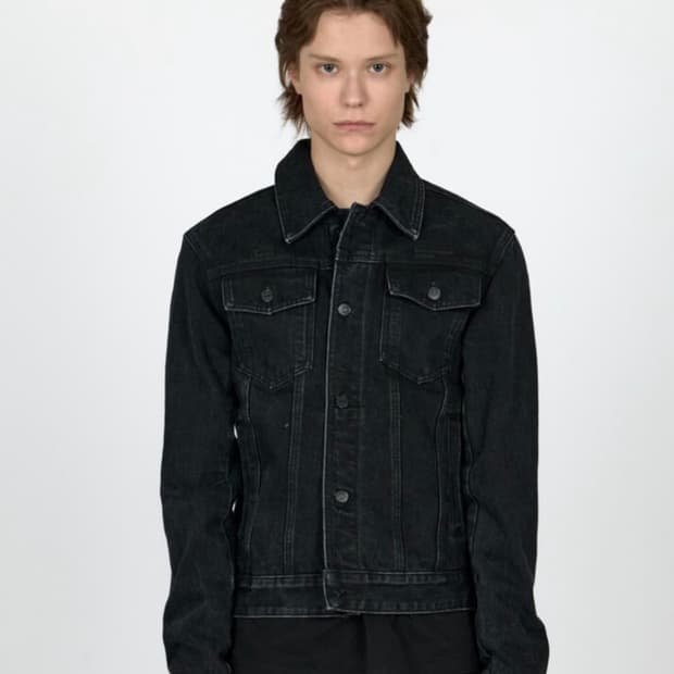 플라스틱 프로덕트 트러커 자켓 블랙 S