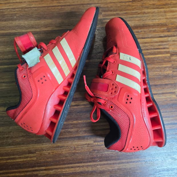 아디다스 아디파워 역도화 레드 245