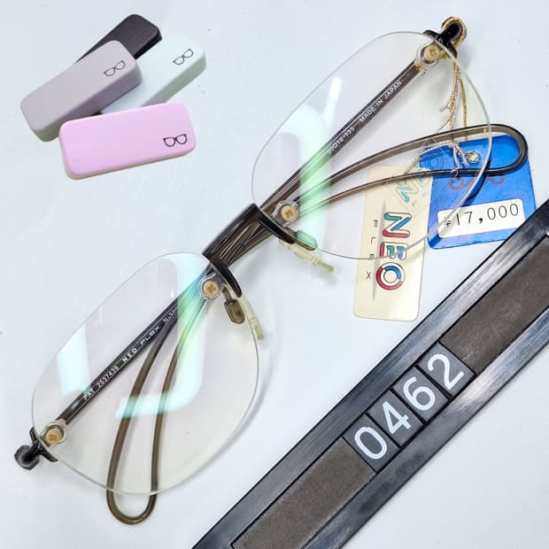 5g 초경량 NEO FLEX N-302-1 무테 안경테 55mm 그레이