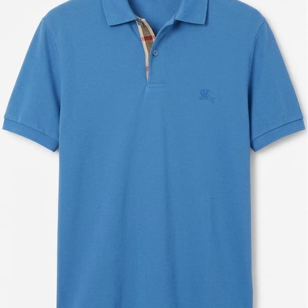 버버리 자수로고 폴로 티셔츠