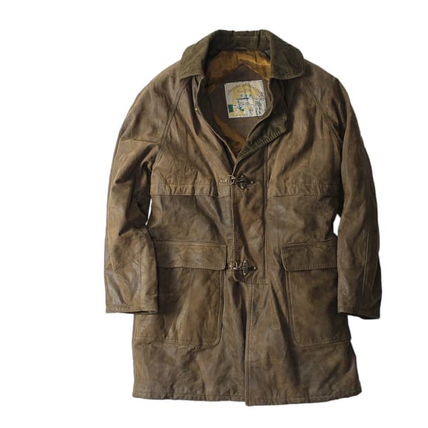 1990s ITALY 베라펠레 레더 파이어맨 코트
