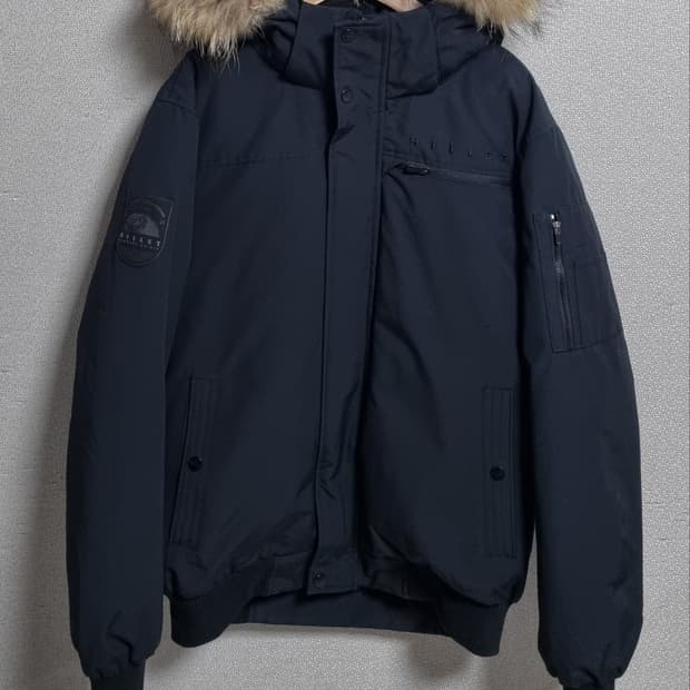 M (66) 밀레 블랙 덕다운 오리털 패딩 