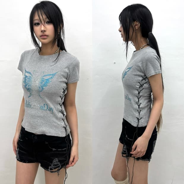 Lace detail top