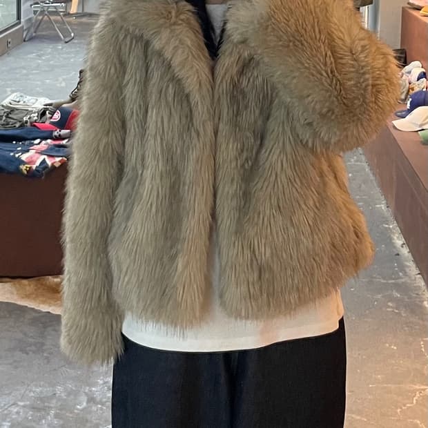 빈티지 nuese 퍼 자켓 H2009