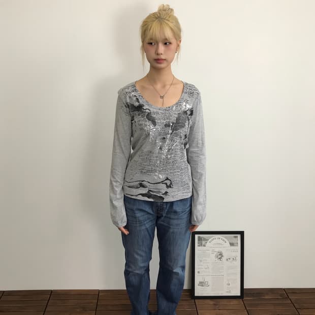 Calvin Klein Jeans Graphic Long Sleeve