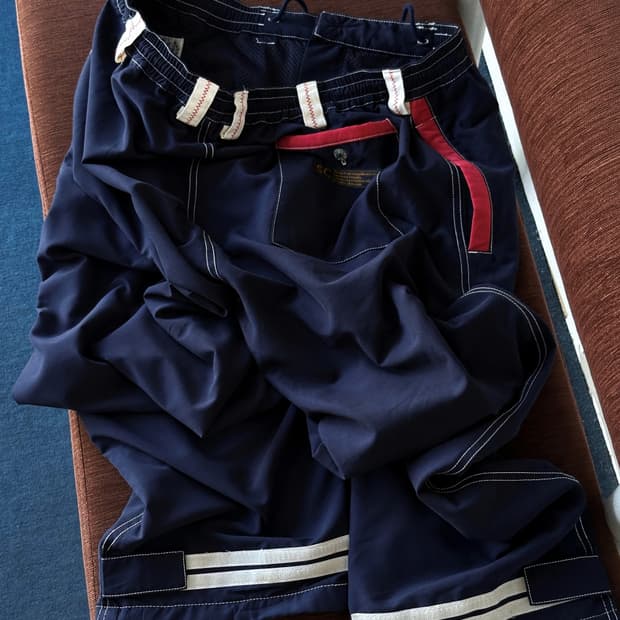 High count poly utility wide easy pants