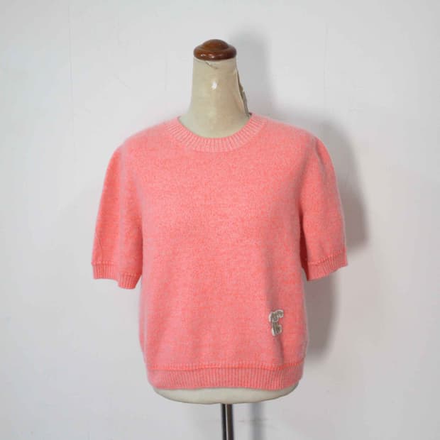 N-10408/타임 매장판 여성용 캐시미어혼방 반팔 니트 90