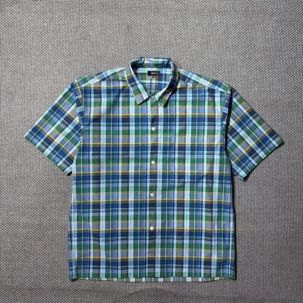 BEAMS 체크셔츠
