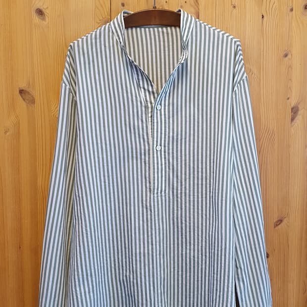 105.타임옴므 헨리넥 스트라이프셔츠