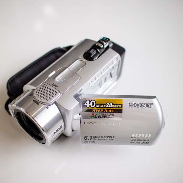 Sony DCR-SR300 / 빈티지 디지털 캠코더
