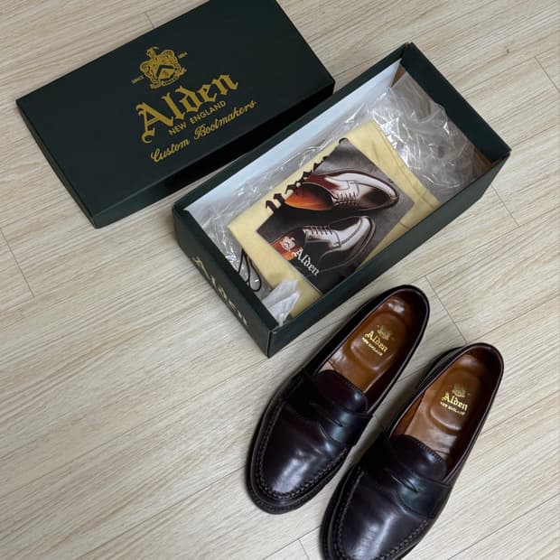 Alden 알든 986 컬러8 코도반 페니 로퍼 US 6.5d (250)