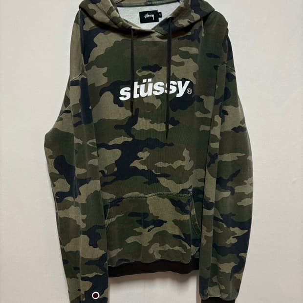 [XL] OLD STUSSY CAMO HOODIE