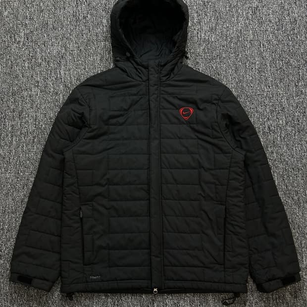 나이키 암스우시 패티드 누빔 후드 자켓 L