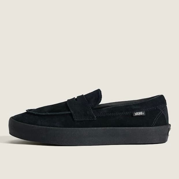 반스 스케이트 로퍼 스웨이드 블랙