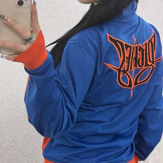 디키즈 올드스쿨 스트릿 힙합 키치 져지 집업 90 C07667