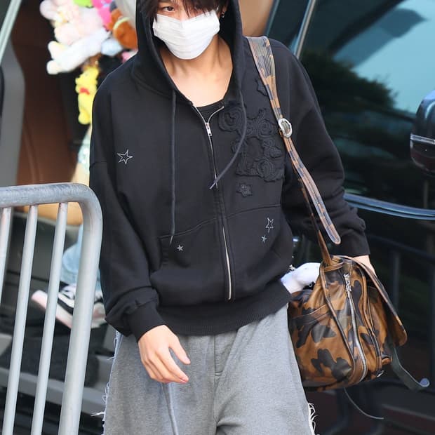 엔시티위시 오드투러브 팝업 리쿠 후드집업 m사이즈 포카 미개봉리쿠/유우시