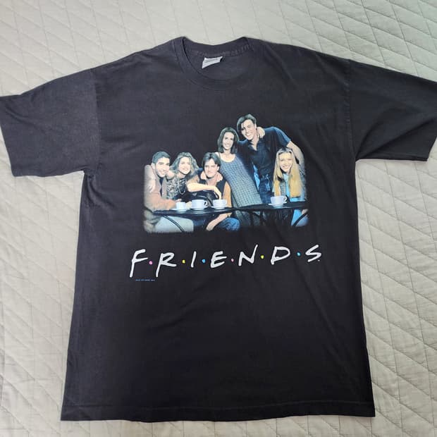 [L] 90s 빈티지 프렌즈 FRIENDS 프로모 티셔츠