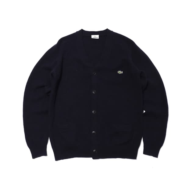 LACOSTE JAPAN MADE 네이비 가디건 size M
