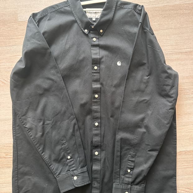 칼하트 WIP 블랙 셔츠 2xl