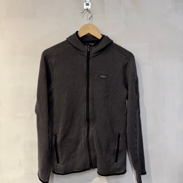 파타고니아 그레이 플리스 후드집업