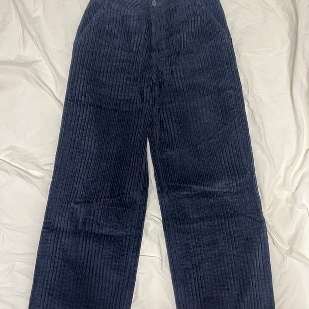 썬번프로젝트 코듀로이 네이비 팬츠