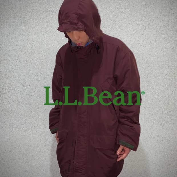 엘엘빈 빈티지 오버사이즈 투웨이 마운틴 파카 후드 자켓