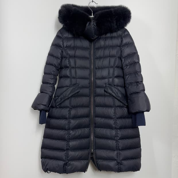 손정완 구스패딩 55사이즈, 폭스퍼 모자, 예쁘고 고급져요