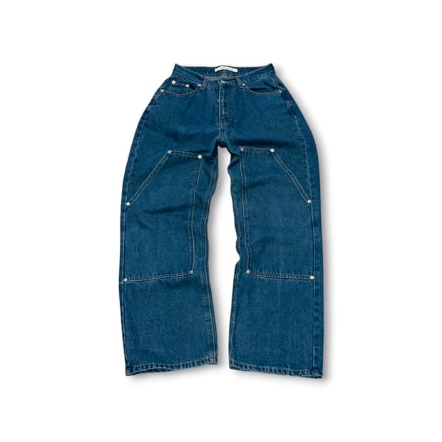 어반드레스 더블 니 데님팬츠