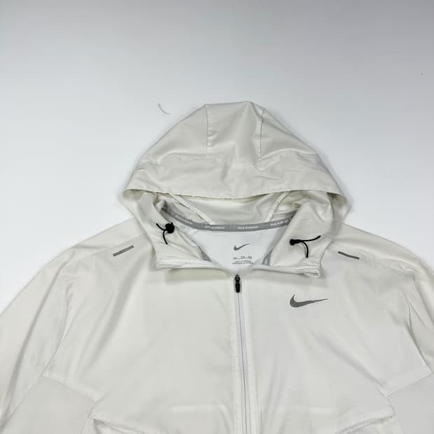 나이키 러닝 풀오버 화이트 바람막이 자켓 (XXL)