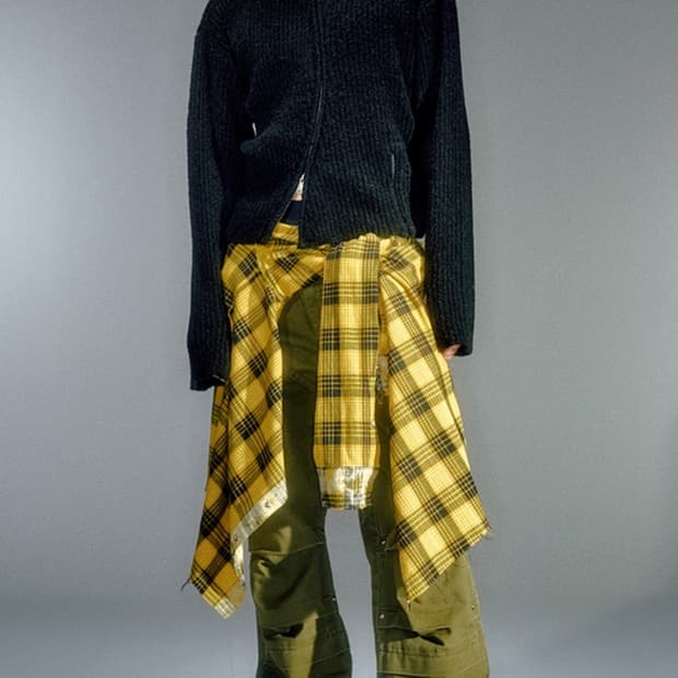 Vacant archive 니트 집업 가디건 (블랙/그레이)