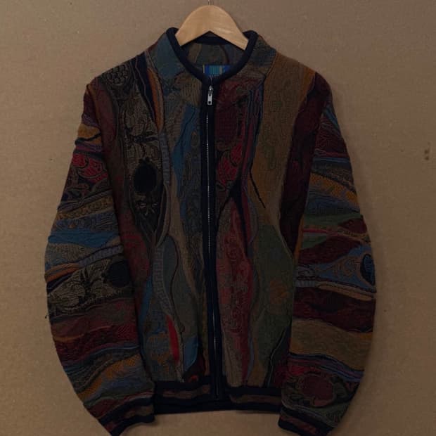 림노스 울 케이블 가디건 집업 