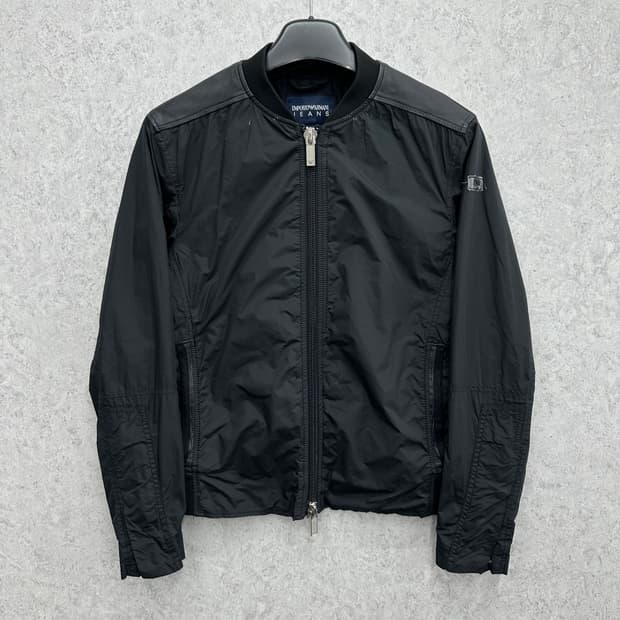 90 엠포리오 알마니 여자 블루종 자켓