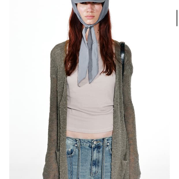 다이닛 헌팅캡 그레이