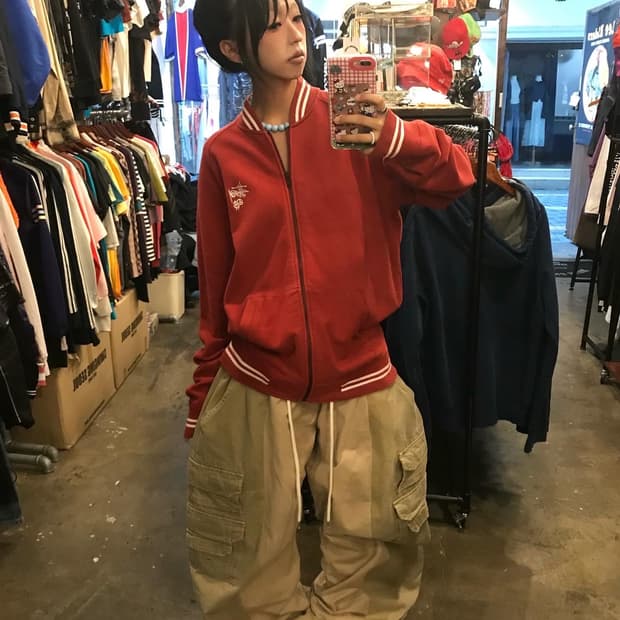 Stussy Red Varsity JK
